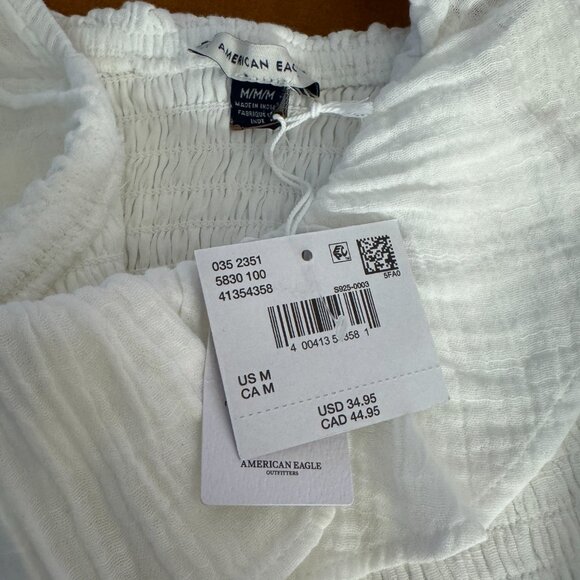 American Eagle Off the shoulder ruffle top size M - Picture 2 of 3